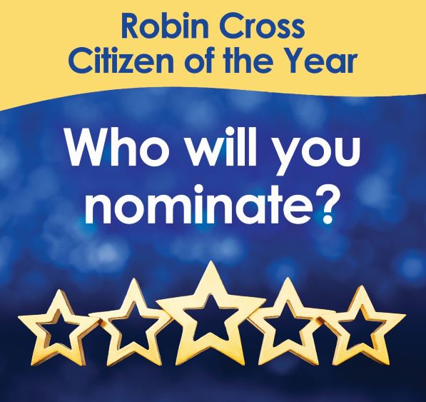Robin Cross Citizen of the Year Graphic