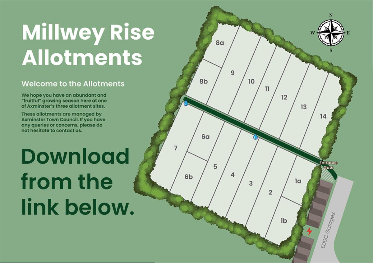 Millwey Allotment Map Illustration